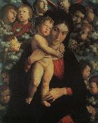 Madonna and Child with Cherubs, Andrea Mantegna